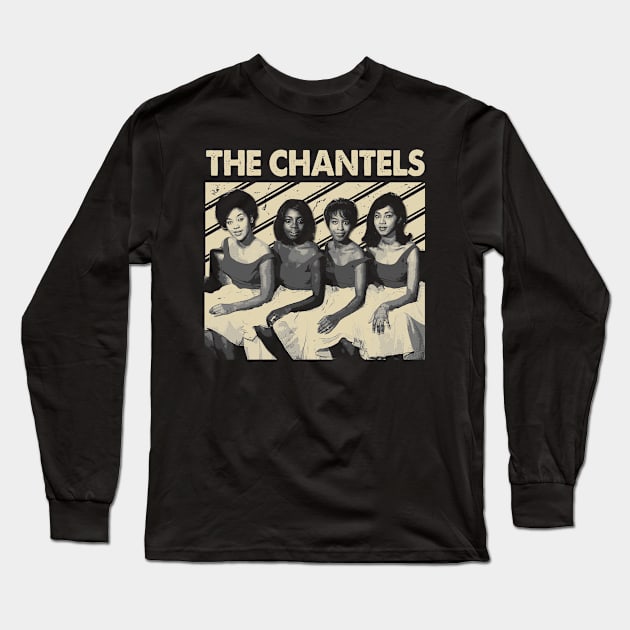 Enchanting Echoes Chantel Band T-Shirts, Where Timeless Harmony Meets Modern Fashion Long Sleeve T-Shirt by Fantasy Forest